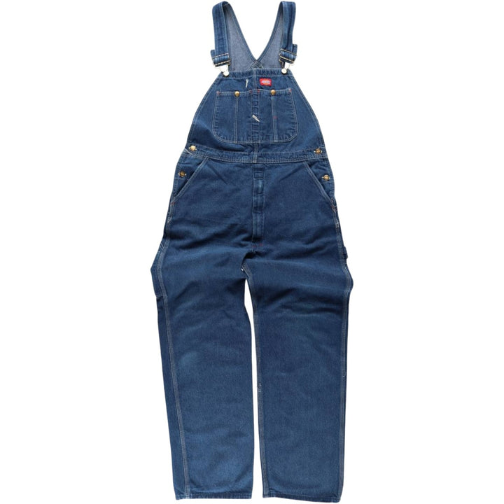 Dickies denim overalls, made in the USA, men's size W36 (approx.). cotton blue type Vintage Second Hand