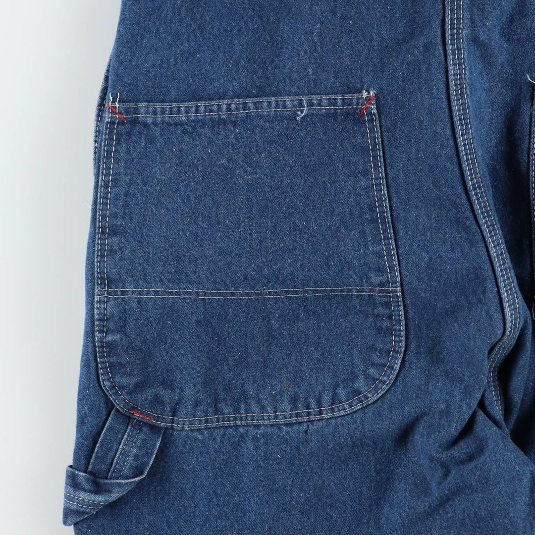 Dickies denim overalls, made in the USA, men's size W36 (approx.). cotton blue type Vintage Second Hand