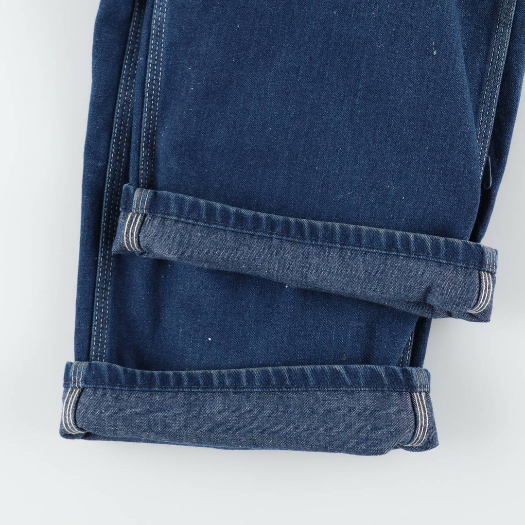 ~90'S Sears ROEBUCKS denim overalls, made in USA, men's size W40 equivalent, vintage. cotton blue type Vintage Second Hand