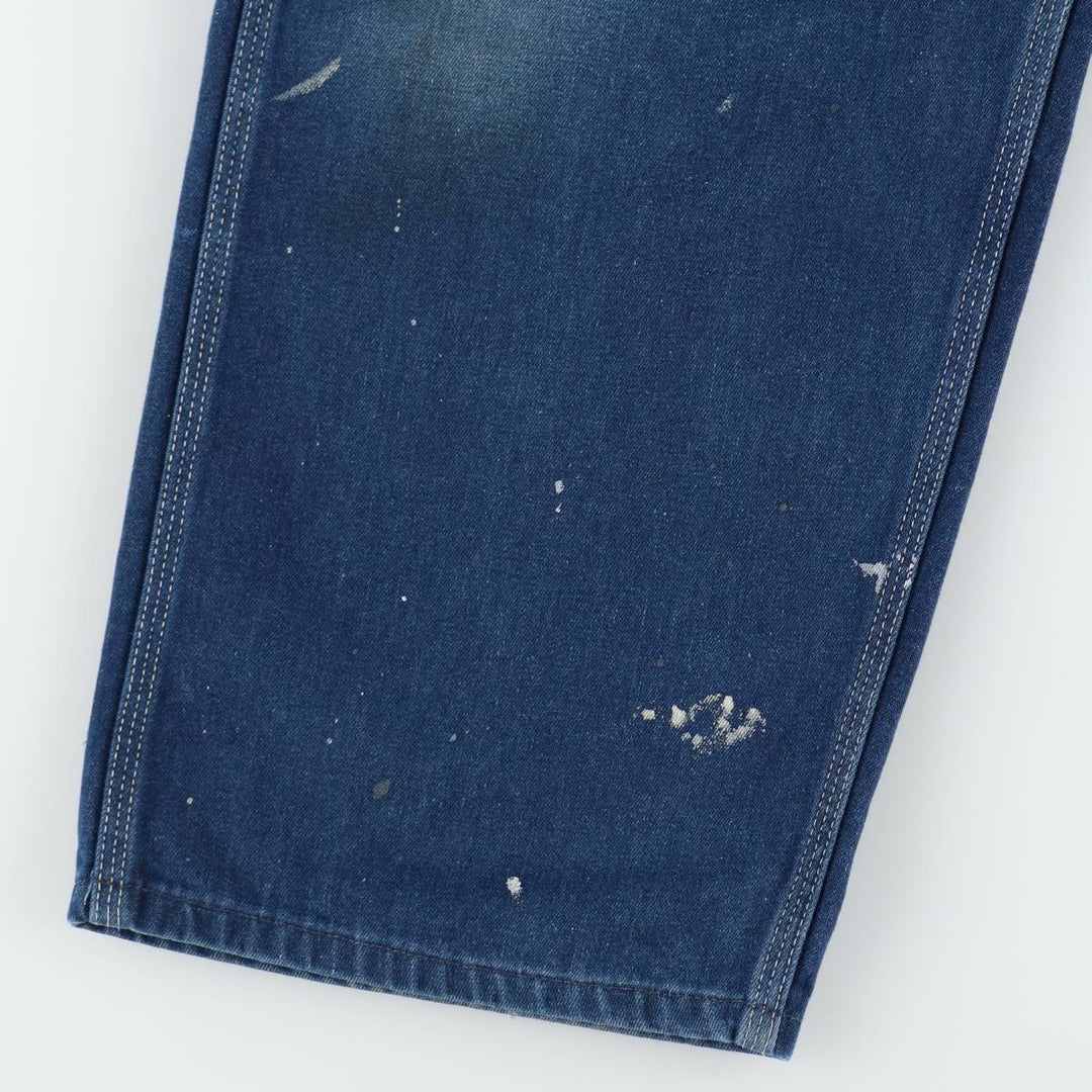 ~90'S Sears ROEBUCKS denim overalls, made in USA, men's size W40 equivalent, vintage. cotton blue type Vintage Second Hand