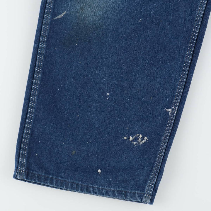 ~90'S Sears ROEBUCKS denim overalls, made in USA, men's size W40 equivalent, vintage. cotton blue type Vintage Second Hand