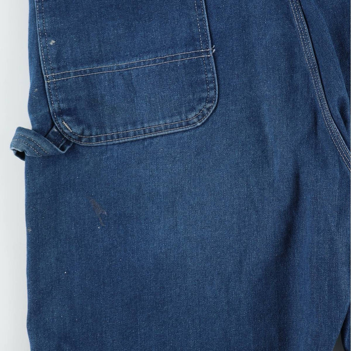 ~90'S Sears ROEBUCKS denim overalls, made in USA, men's size W40 equivalent, vintage. cotton blue type Vintage Second Hand