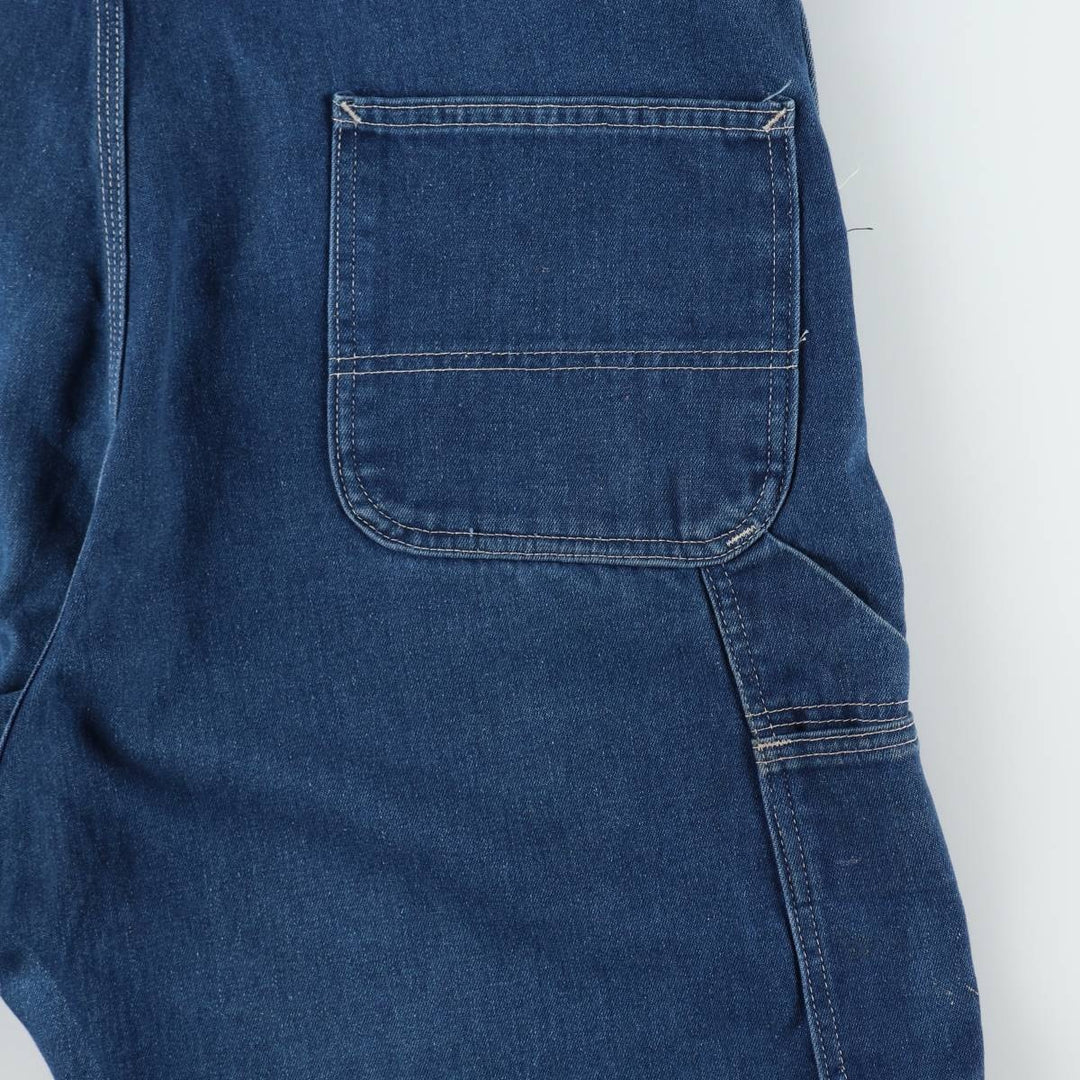 ~90'S Sears ROEBUCKS denim overalls, made in USA, men's size W40 equivalent, vintage. cotton blue type Vintage Second Hand