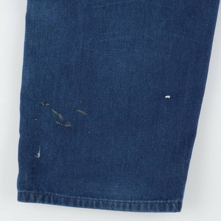 ~90'S Sears ROEBUCKS denim overalls, made in USA, men's size W40 equivalent, vintage. cotton blue type Vintage Second Hand