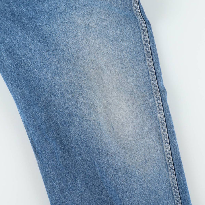 Big Size Pointer Denim Overalls for Men (equivalent to W40) unclear blue type Vintage Second Hand