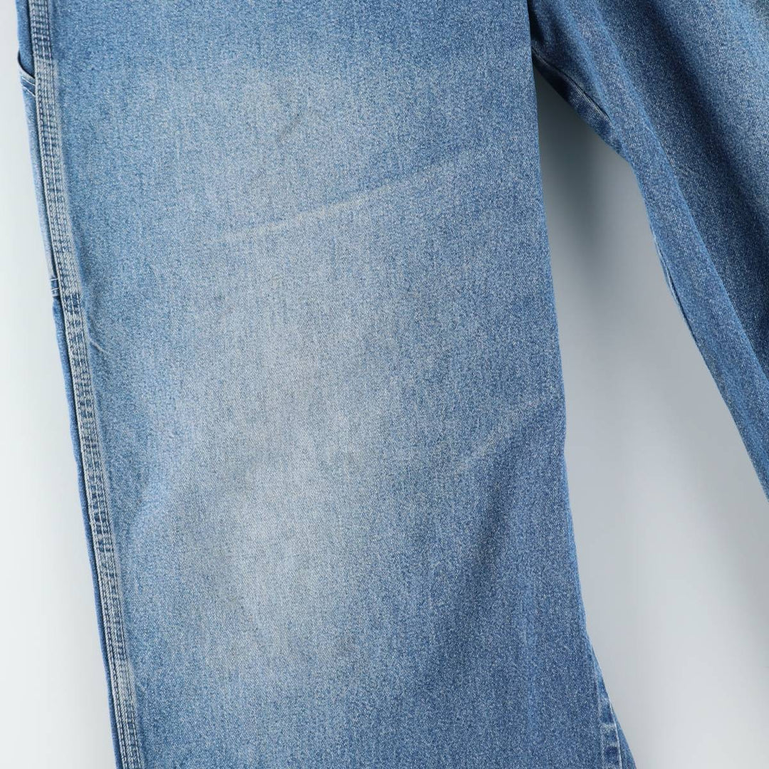 Big Size Pointer Denim Overalls for Men (equivalent to W40) unclear blue type Vintage Second Hand