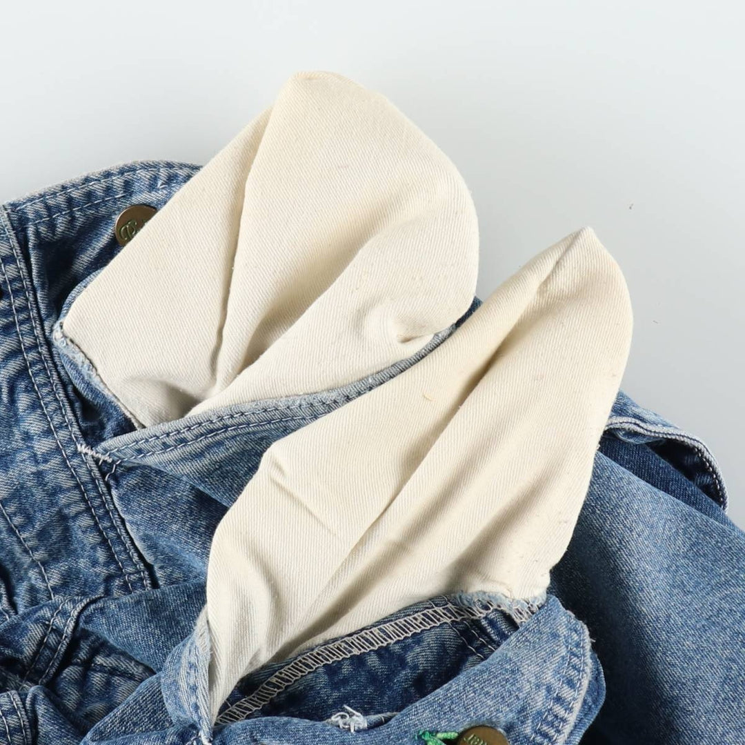 Big Size Pointer Denim Overalls for Men (equivalent to W40) unclear blue type Vintage Second Hand