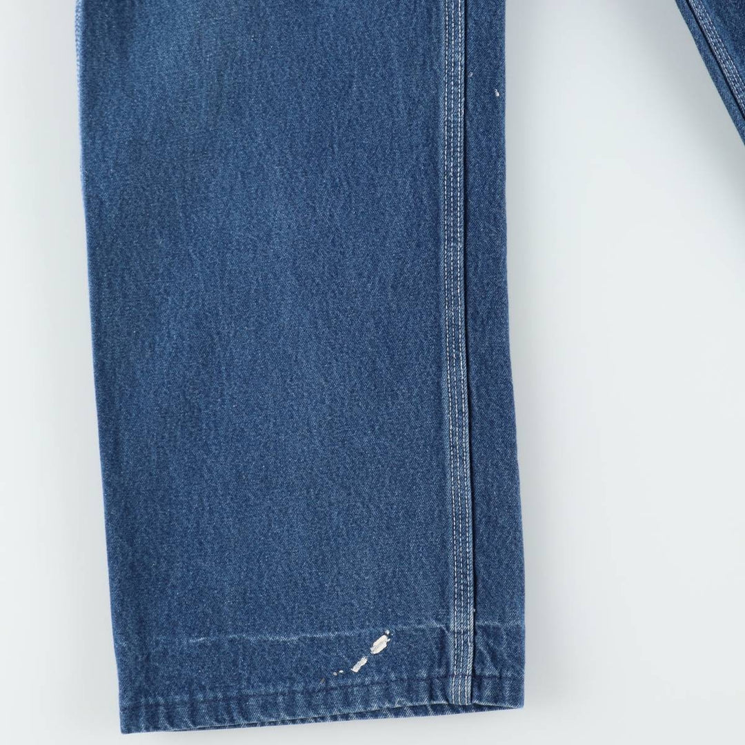 Round House Men's Denim Overalls, Made in the USA, Size W34 cotton blue type Vintage Second Hand