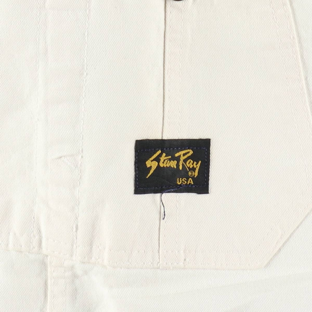 Stan Ray denim overalls, made in the USA, men's size W38 (approx.). unclear ivory Vintage Second Hand