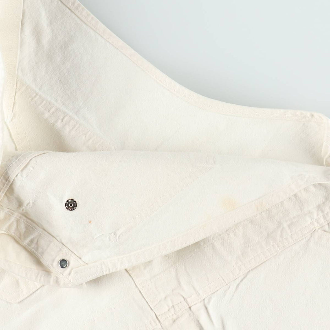Stan Ray denim overalls, made in the USA, men's size W38 (approx.). unclear ivory Vintage Second Hand
