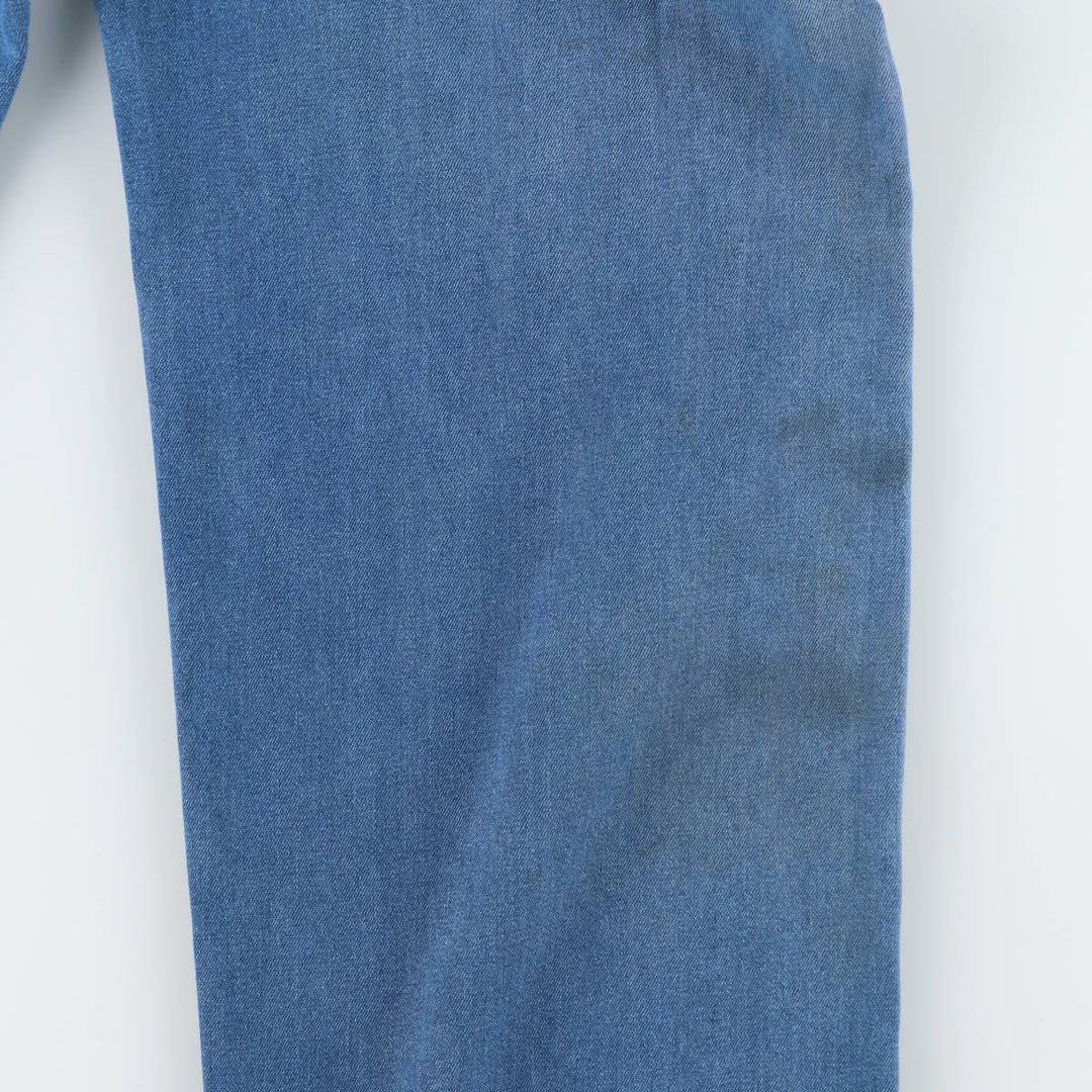 ROEBUCKS denim overalls, men's size W34 (approx.) unclear blue type Vintage Second Hand