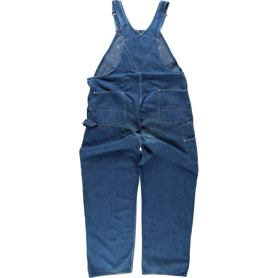 Carhartt Big Size Denim Overalls for Men (equivalent to W42) unclear blue type Vintage Second Hand