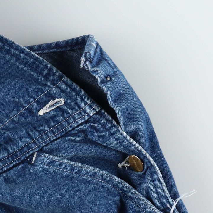 Carhartt Big Size Denim Overalls for Men (equivalent to W42) unclear blue type Vintage Second Hand
