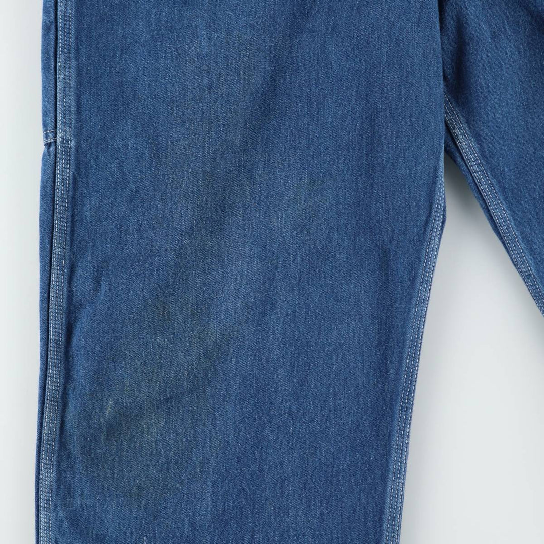 Carhartt Big Size Denim Overalls for Men (equivalent to W42) unclear blue type Vintage Second Hand