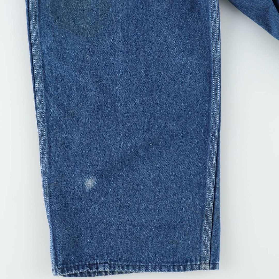 Carhartt Big Size Denim Overalls for Men (equivalent to W42) unclear blue type Vintage Second Hand