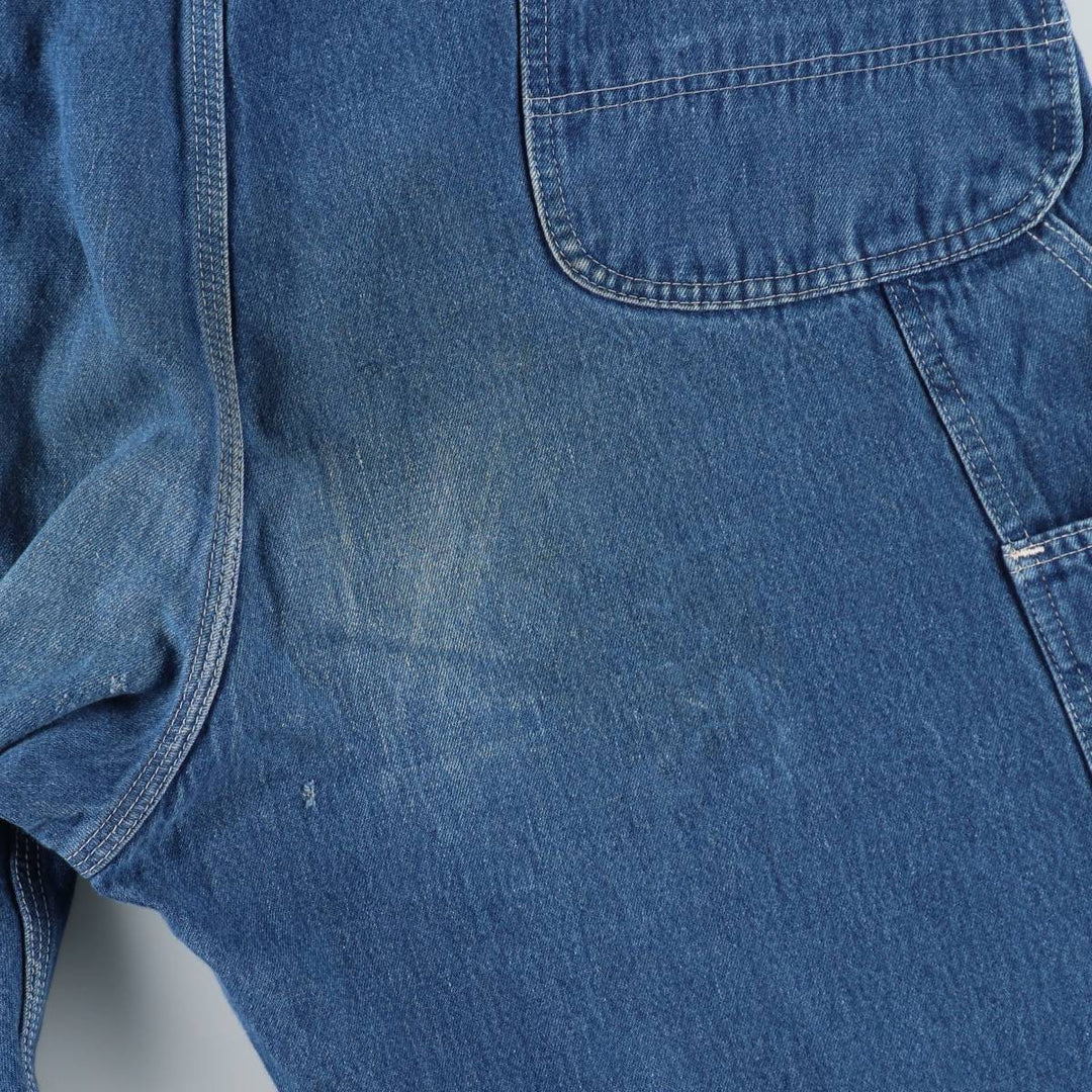 Carhartt Big Size Denim Overalls for Men (equivalent to W42) unclear blue type Vintage Second Hand