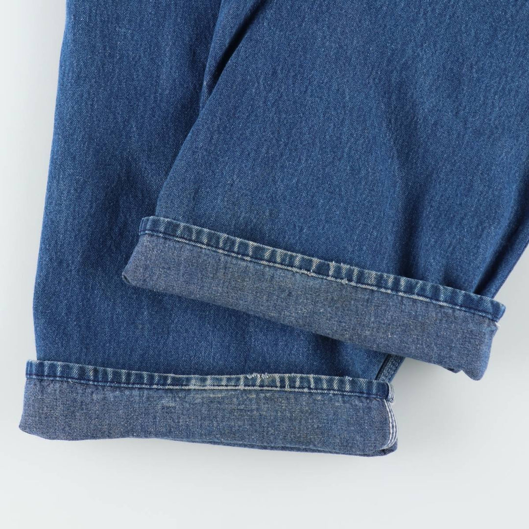 Carhartt Big Size Denim Overalls for Men (equivalent to W42) unclear blue type Vintage Second Hand