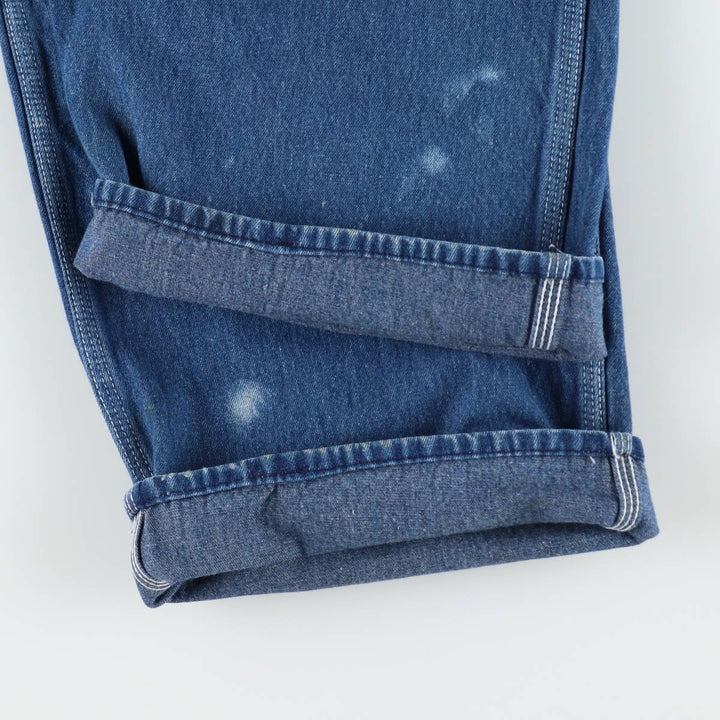 Carhartt Big Size Denim Overalls for Men (equivalent to W42) unclear blue type Vintage Second Hand