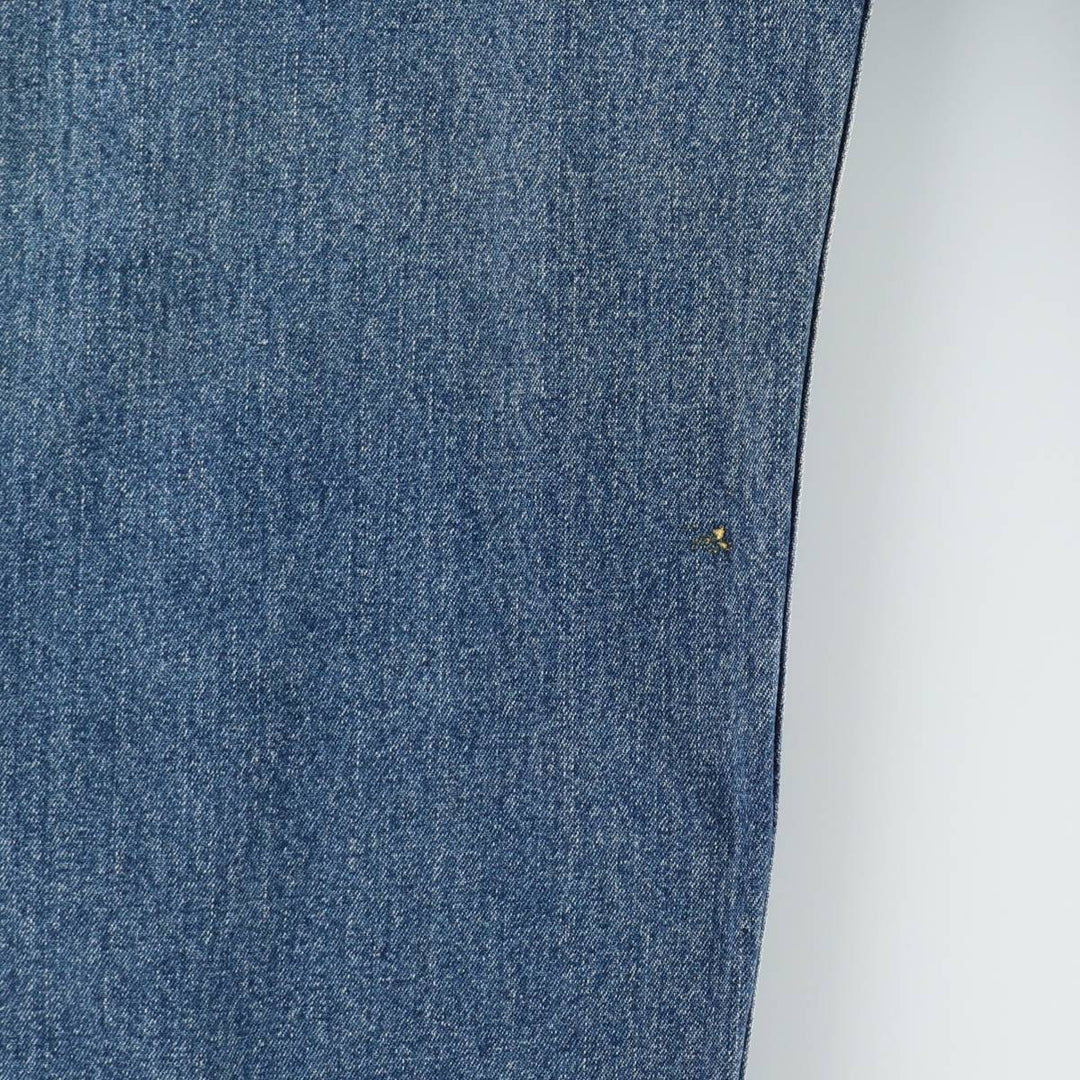 Lee DUNGAREES denim overalls, men's size W34 (approx.) unclear blue type Vintage Second Hand