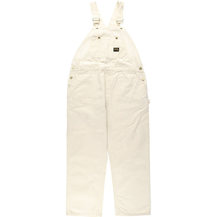 Stan Ray Diamond Vogel off-white overalls, made in USA, men's size W42 (approx.), vintage. cotton unbleached Vintage Second Hand