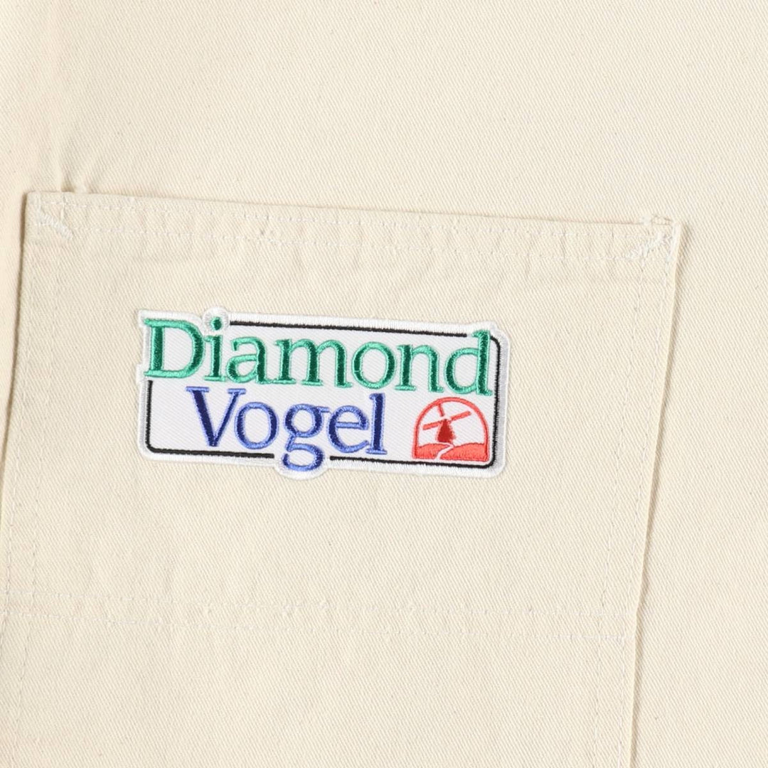 Stan Ray Diamond Vogel off-white overalls, made in USA, men's size W42 (approx.), vintage. cotton unbleached Vintage Second Hand