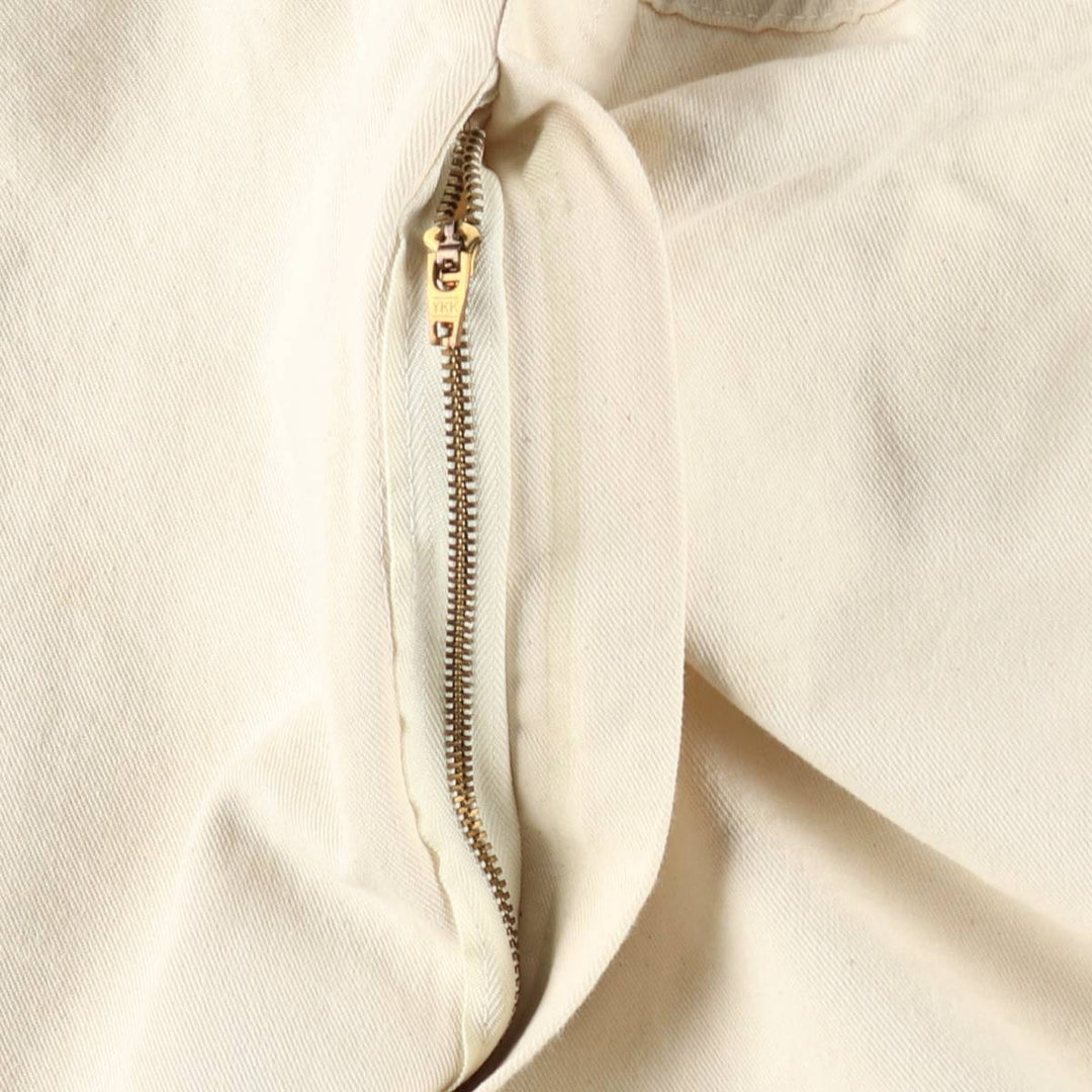Stan Ray Diamond Vogel off-white overalls, made in USA, men's size W42 (approx.), vintage. cotton unbleached Vintage Second Hand
