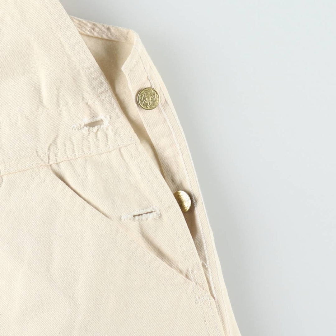 Stan Ray Diamond Vogel off-white overalls, made in USA, men's size W42 (approx.), vintage. cotton unbleached Vintage Second Hand