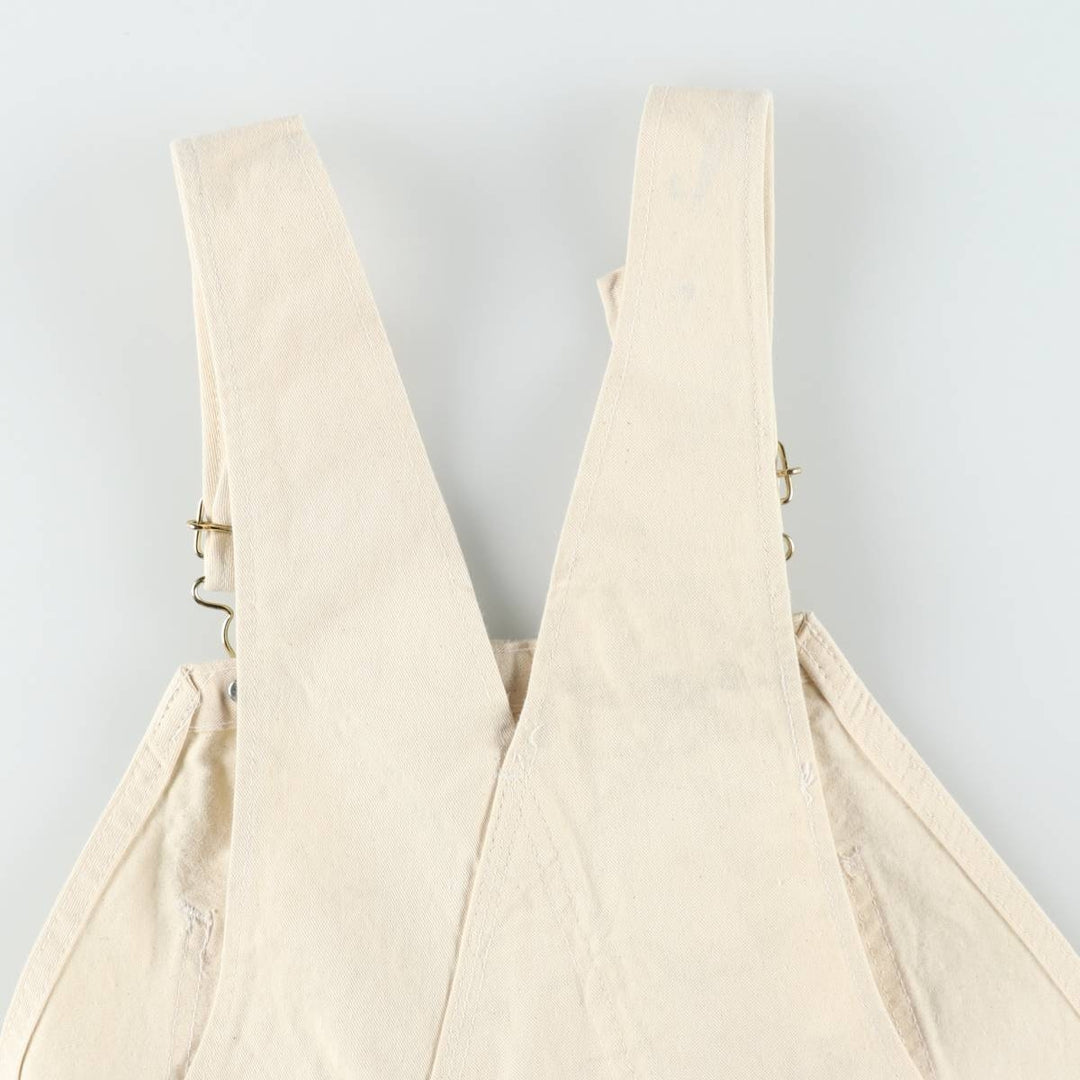 Stan Ray Diamond Vogel off-white overalls, made in USA, men's size W42 (approx.), vintage. cotton unbleached Vintage Second Hand