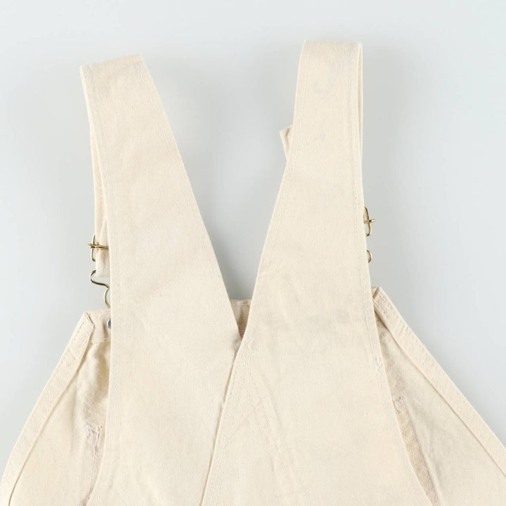Stan Ray Diamond Vogel off-white overalls, made in USA, men's size W42 (approx.), vintage. cotton unbleached Vintage Second Hand