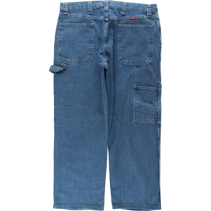 00'S Wrangler Denim Painter Pants Men's W37 cotton blue type Vintage Second Hand