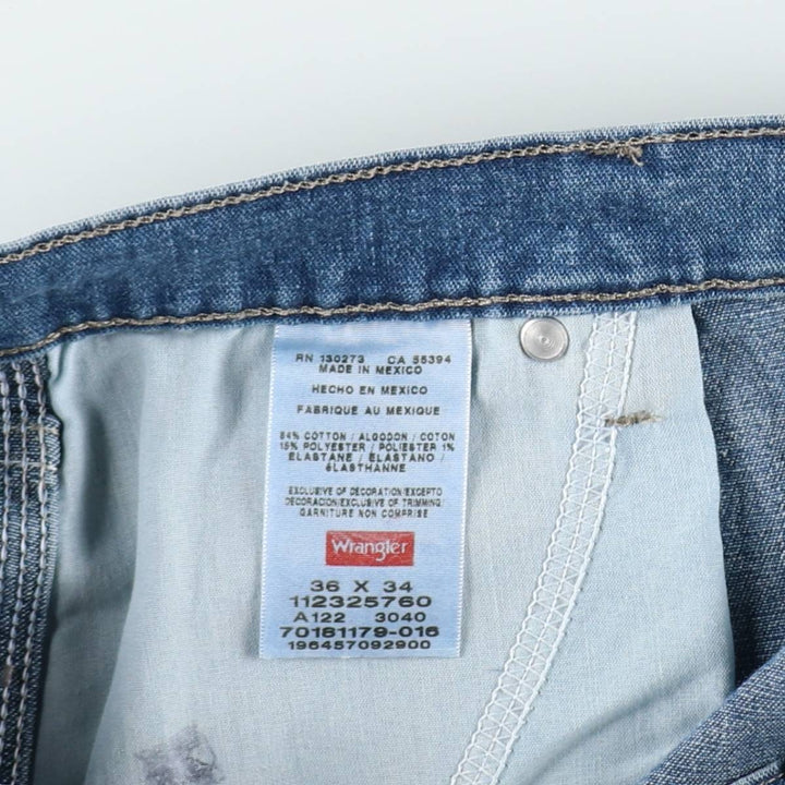 00'S Wrangler Denim Painter Pants Men's W37 cotton blue type Vintage Second Hand