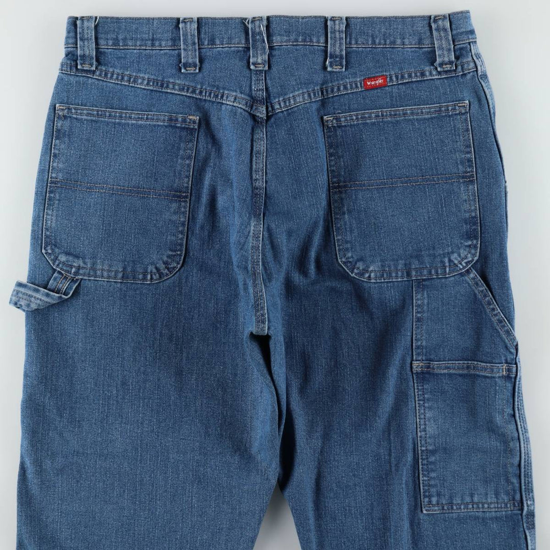 00'S Wrangler Denim Painter Pants Men's W37 cotton blue type Vintage Second Hand