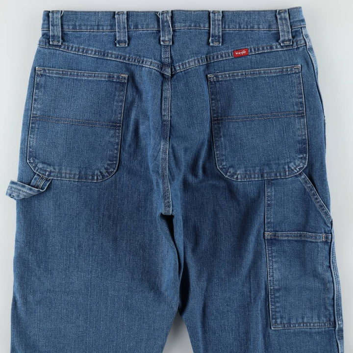 00'S Wrangler Denim Painter Pants Men's W37 cotton blue type Vintage Second Hand