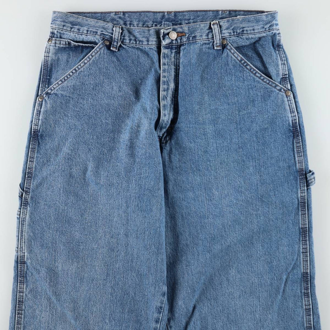 Wrangler Denim Painter Pants for Men, W34 equivalent cotton blue type Vintage Second Hand