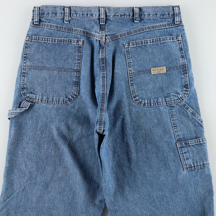Wrangler Denim Painter Pants for Men, W34 equivalent cotton blue type Vintage Second Hand