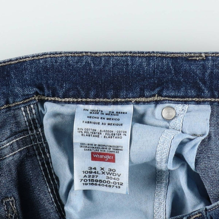 00'S Wrangler Denim Painter Pants Men's W34 cotton blue type Vintage Second Hand