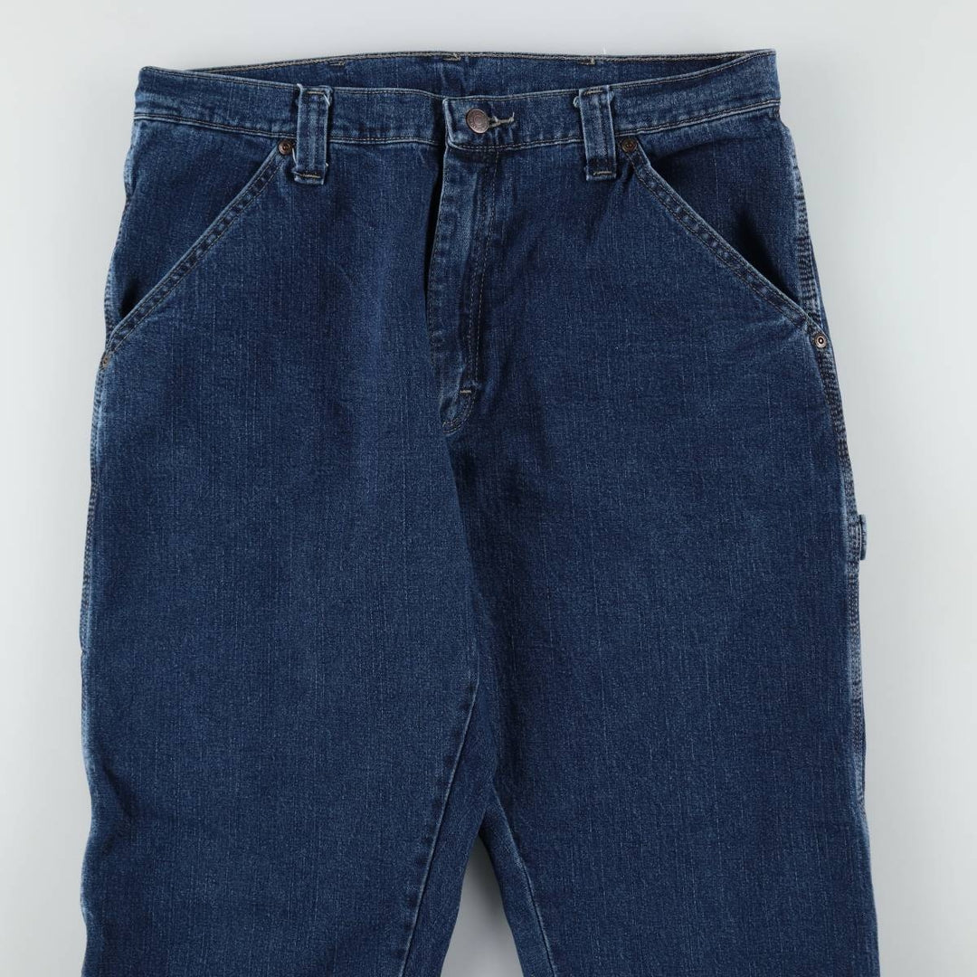00'S Wrangler Denim Painter Pants Men's W34 cotton blue type Vintage Second Hand
