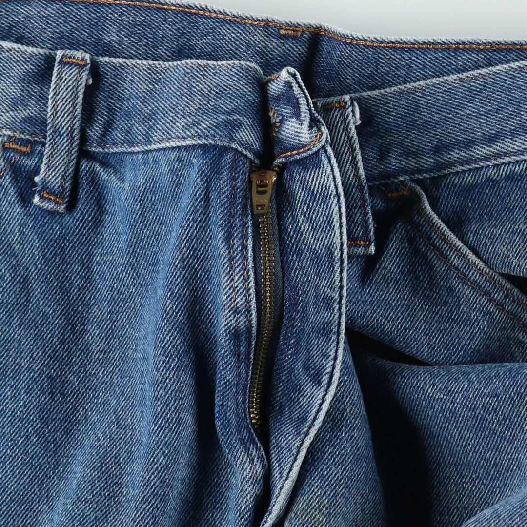 Rustler denim painter pants, men's size W33 (approx.) cotton blue type Vintage Second Hand