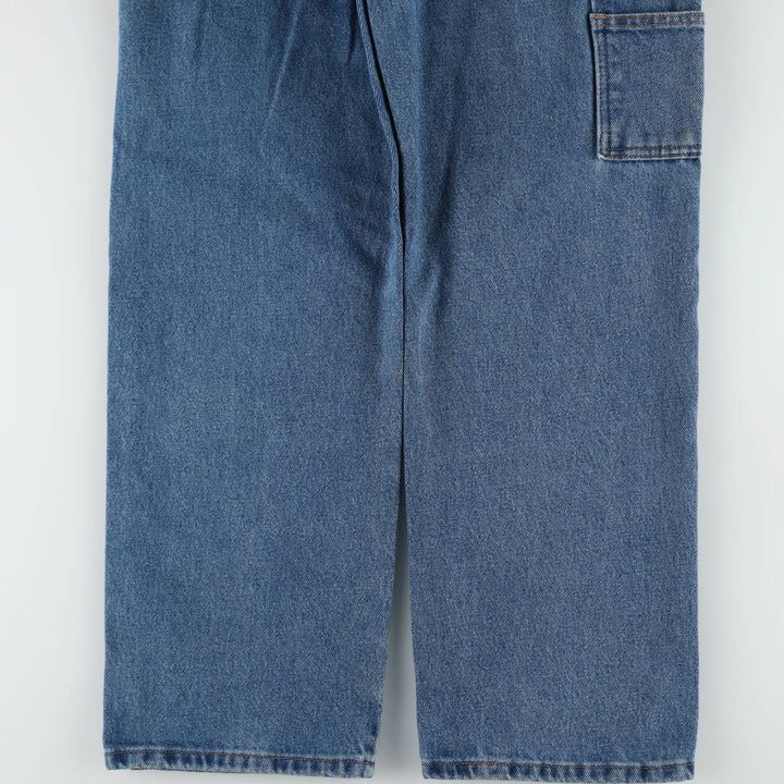 Rustler denim painter pants, men's size W33 (approx.) cotton blue type Vintage Second Hand