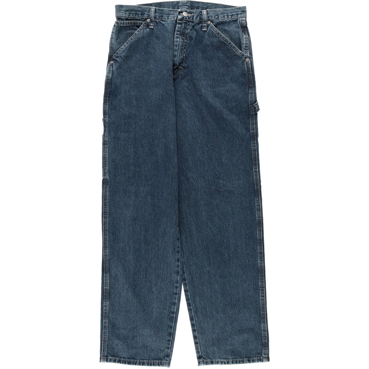 90s-00'S Wrangler denim painter pants, made in Mexico, men's size W30 equivalent, vintage. cotton blue type Vintage Second Hand