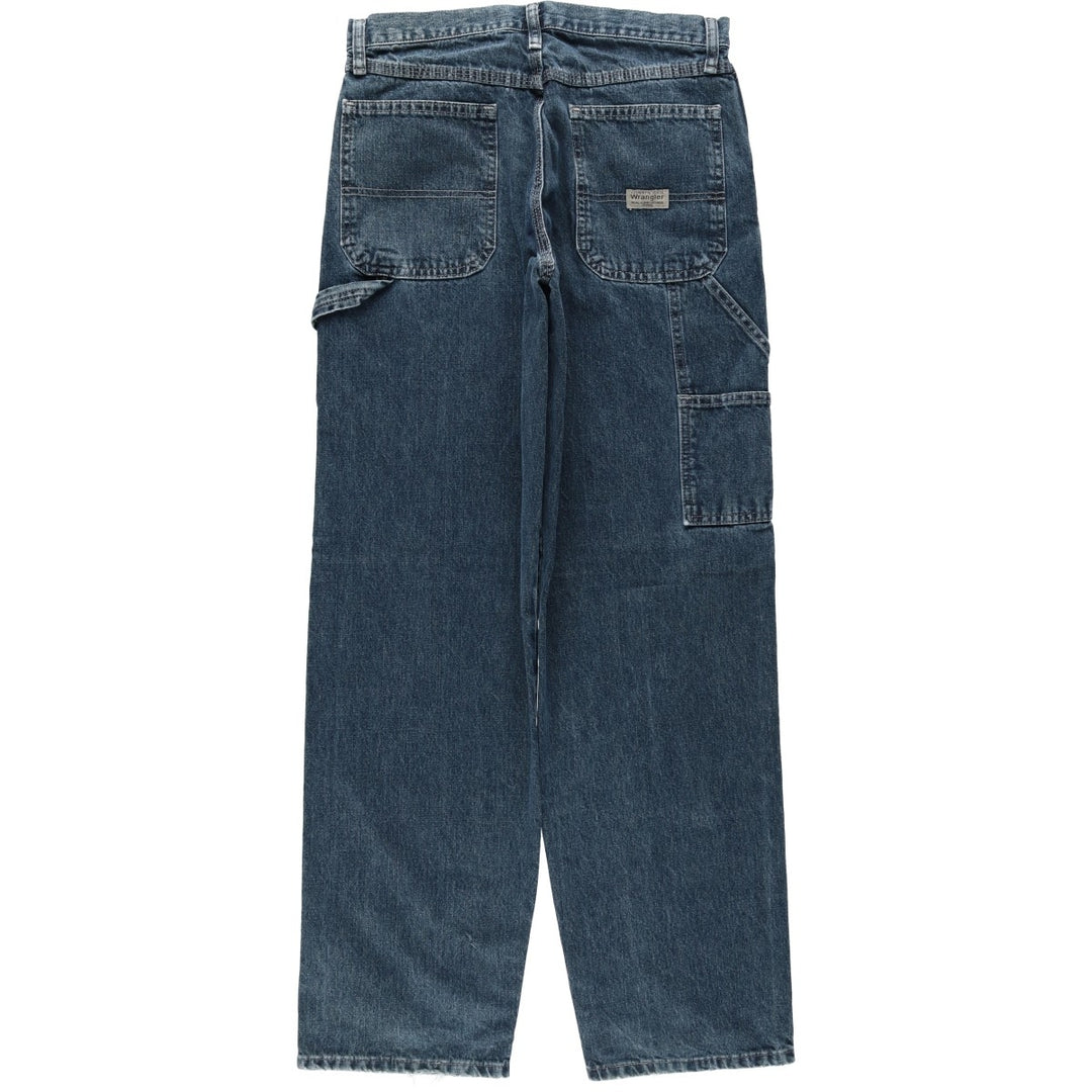 90s-00'S Wrangler denim painter pants, made in Mexico, men's size W30 equivalent, vintage. cotton blue type Vintage Second Hand