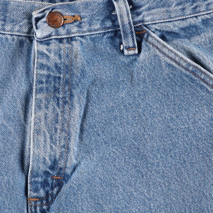 Rustler denim painter pants, men's size W32 (approx.) cotton blue type Vintage Second Hand
