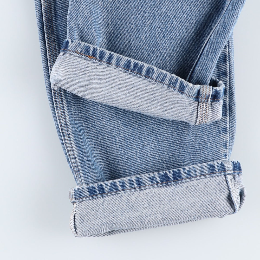 Rustler denim painter pants, men's size W32 (approx.) cotton blue type Vintage Second Hand