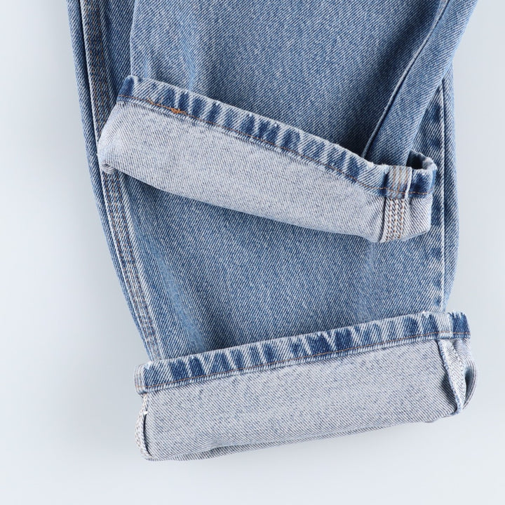 Rustler denim painter pants, men's size W32 (approx.) cotton blue type Vintage Second Hand