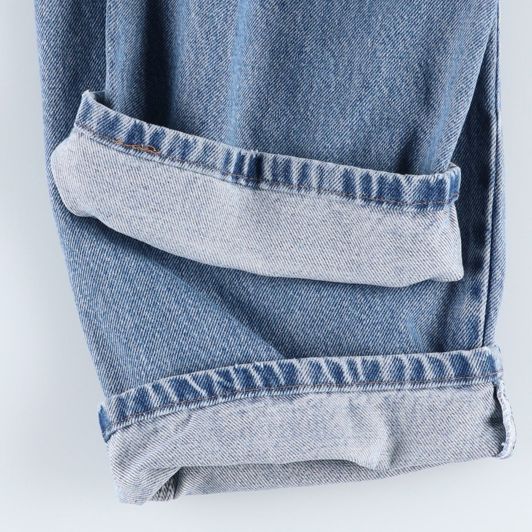 Rustler denim painter pants, men's size W32 (approx.) cotton blue type Vintage Second Hand