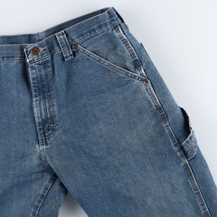 Wrangler Denim Painter Pants for Men, W32 equivalent cotton blue type Vintage Second Hand