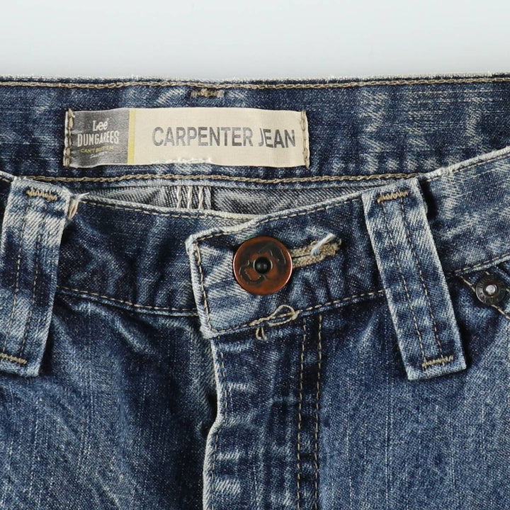 90s-00'S Lee DUNGAREES CARPENTER JEAN Denim Painter Pants, Men's W30 (approx.), Vintage cotton blue type Vintage Second Hand