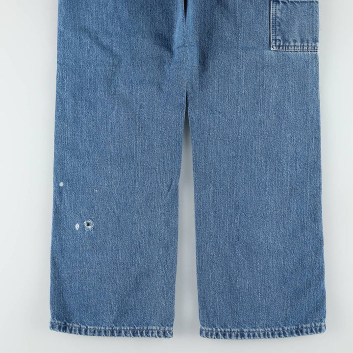 Key Denim Painter Pants, Men's, Size W33 (approx.) cotton blue type Vintage Second Hand