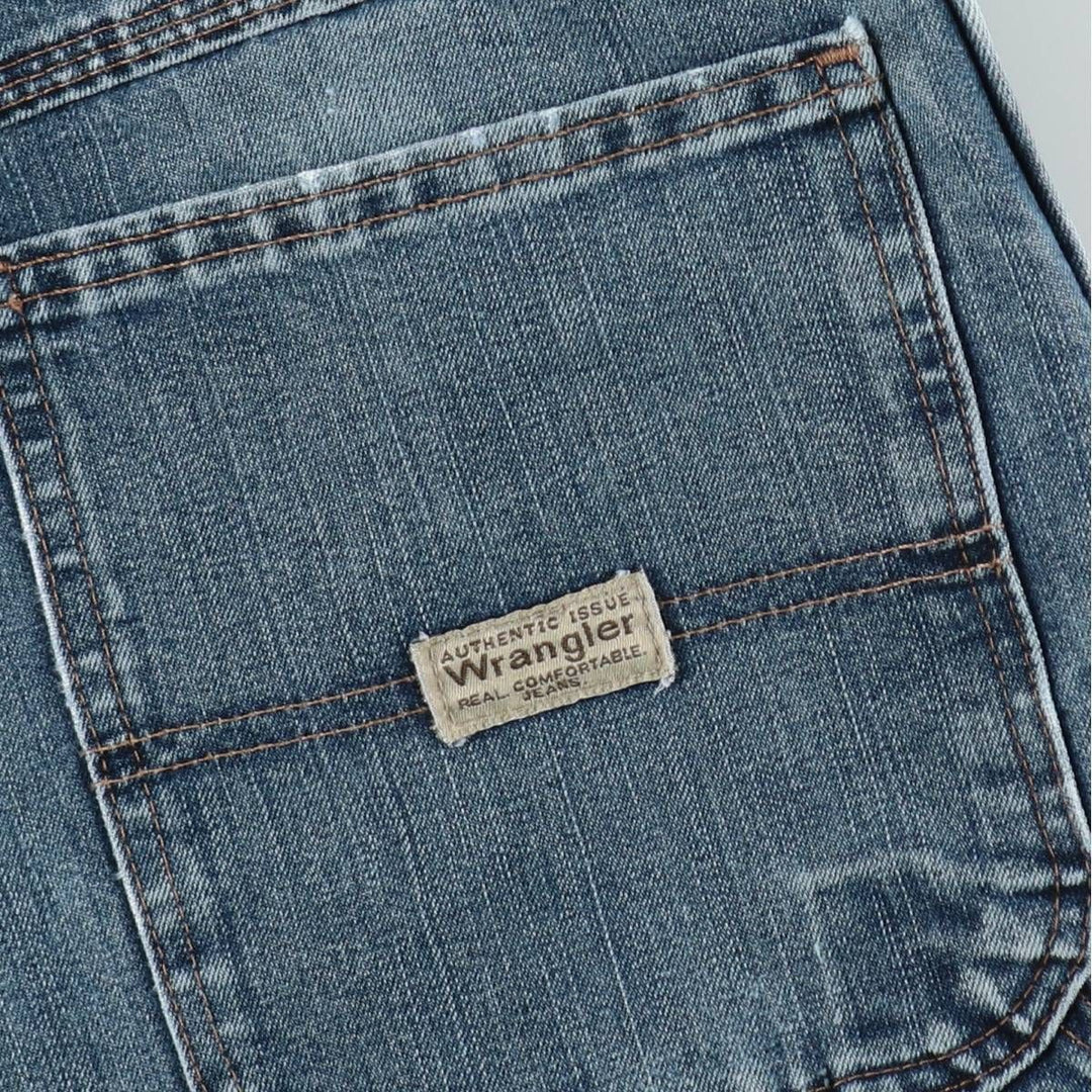 00'S Wrangler Denim Painter Pants Men's W33 equivalent cotton blue type Vintage Second Hand