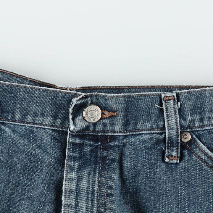 00'S Wrangler Denim Painter Pants Men's W33 equivalent cotton blue type Vintage Second Hand